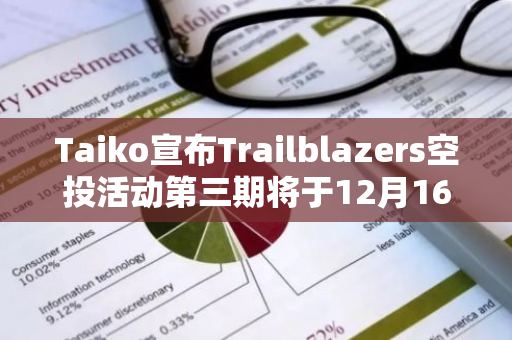 Taiko宣布Trailblazers空投活动第三期将于12月16日开启