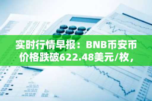 实时行情早报：BNB币安币价格跌破622.48美元/枚，日内跌-1.06%