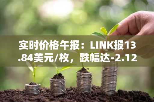 实时价格午报：LINK报13.84美元/枚，跌幅达-2.12%