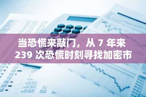 当恐慌来敲门，从 7 年来 239 次恐慌时刻寻找加密市场变局信号