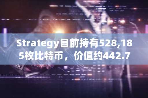 Strategy目前持有528,185枚比特币，价值约442.7亿美元